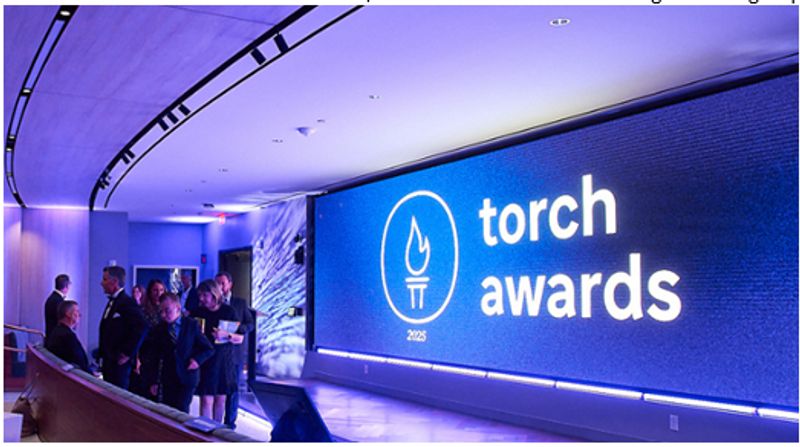 TORCH Awards ceremony stage