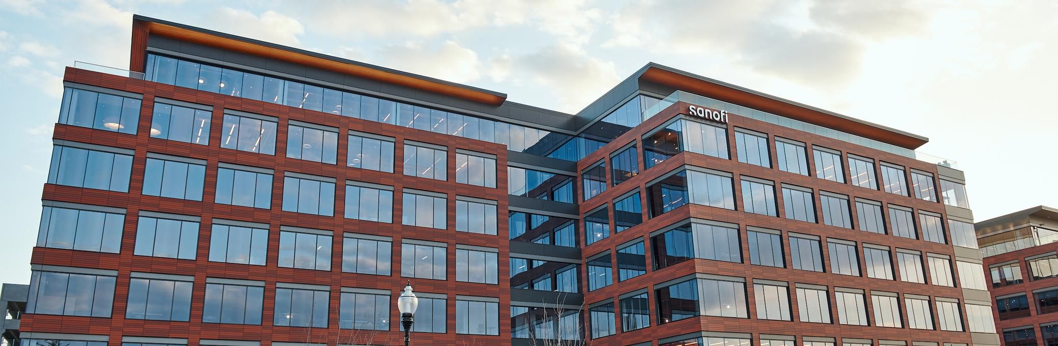 Exterior shot of Sanofi’s Morristown site.